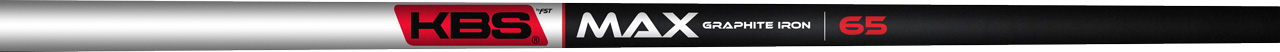 KBS MAX 65gr Graphite Iron (0,370")   KBS MAX 65gr Graphite Iron (0,370")