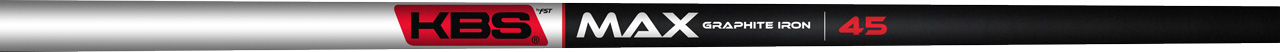 KBS MAX 45gr Graphite Iron (0,370") 