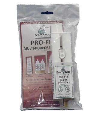 Bagged Pro Fix 20/20 Long Cure Epoxy 0.85 ounce Cartridge 