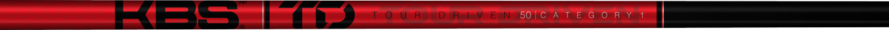 KBS TD 50g - Category 1 (0,338") Black Gloss  KBS TD 50g - Category 1 (0,338") Black Gloss